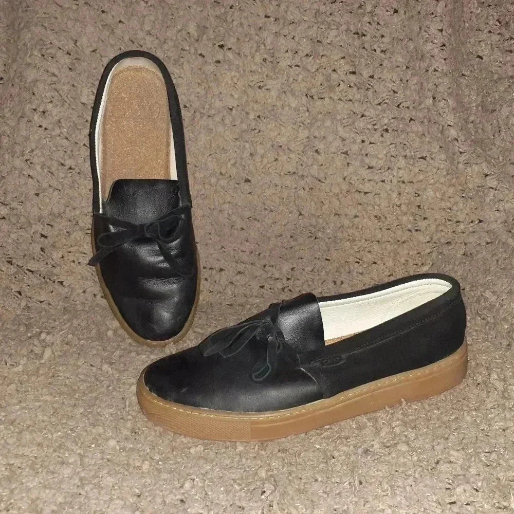 ALIFE-Moc Gum Low Suede-Black Leather/Suede-Sz 10.5-Excellent/Near Mint